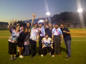 Singing- Take Me Out...- at the baseball game