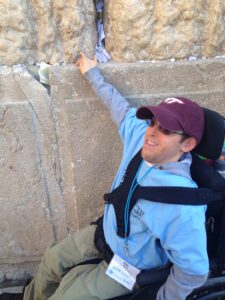Zev at the Kotel for the first time