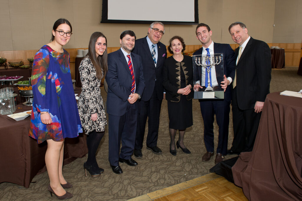 Our fellows with Dr. Jeff Lichtman, Richard M. Joel, Selma Daner and Ken Saibel