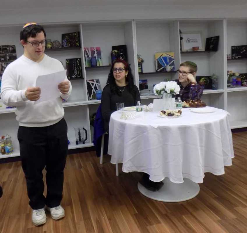 From left: Avi Tsadok, Arielle Zellis Paley, Netanel Paley